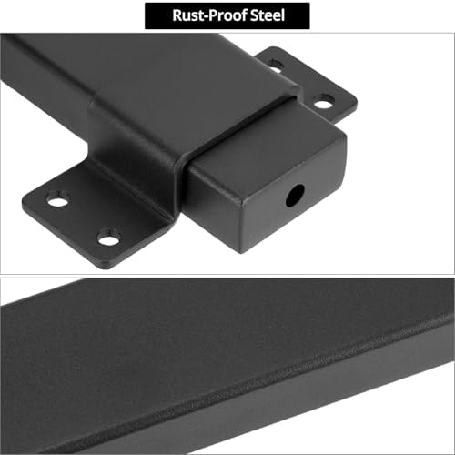 QWORK Heavy Duty Slide Gate Latch with Padlock Hole