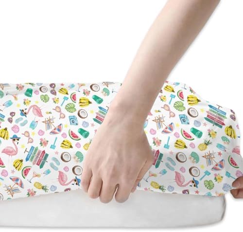 Flamingo Tropical Baby Crib Sheets 2 Pack 52x28