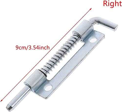 SHAUNI Slide Latch Gate Bolt Lock 1Pc Metal Silver