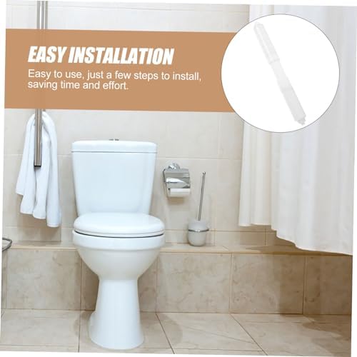 Housoutil Toilet Paper Holder Rod with Spring Loaded Insert