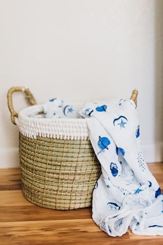 Margaux May Muslin Swaddle with Space Print 1