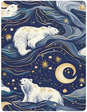 Starry Bear Crib Sheets Pack N Play 39 x 27