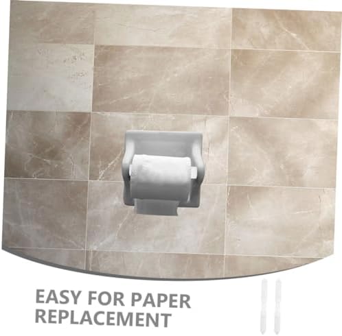 IWOWHERO 2pcs Plastic Toilet Paper Holder Replacement Rod