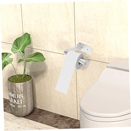 Wall Mounted Toilet Paper Holder Space Saving Roll Paper Stand