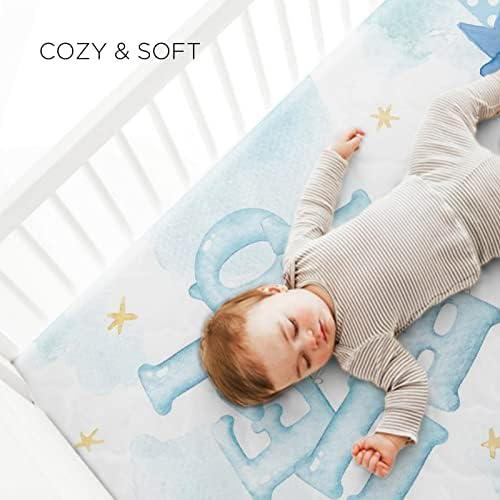 Ussunarts Hello BOY Personalized Crib Sheet 1