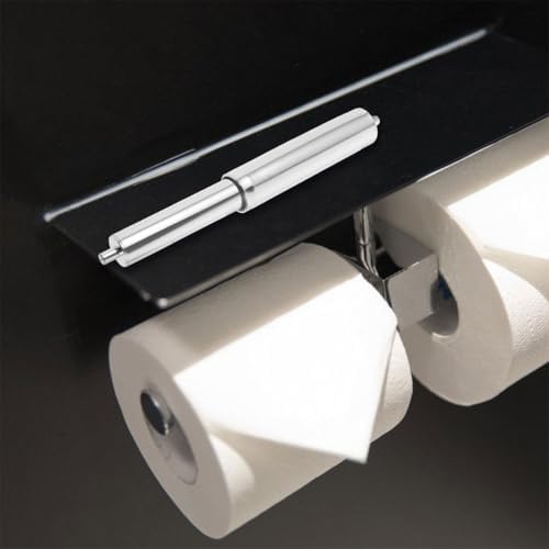 HOMSFOU 4-Pack Toilet Paper Holder Replacement Rods