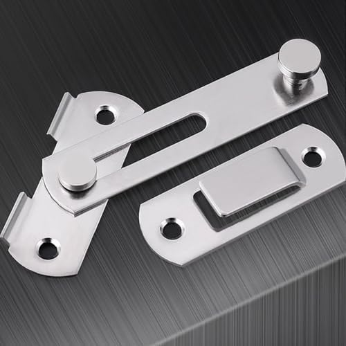 5 Pack Stainless Steel Barn Door Latches with Screws