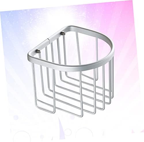 Hemoton Matte Finish Aluminum Semicircle Toilet Paper Holder