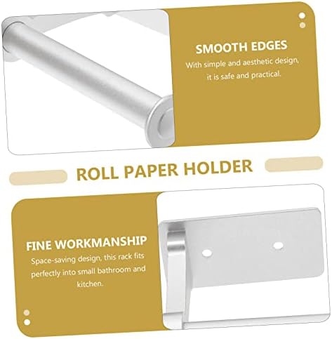 DIYEAH Aluminum Alloy Toilet Paper Holder Wall Mount