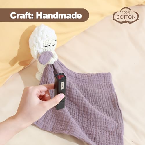BBYP Lamb Animal Security Blanket Baby Rattle