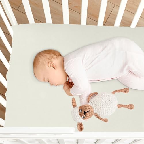 Ivory 39x27 Crib Sheets Ultra Soft Fitted Toddler Sheet
