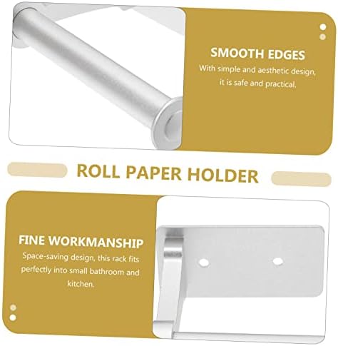 Wall Mounted Toilet Paper Holder Space Saving Roll Paper Stand