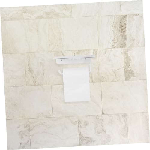 Gadpiparty Toilet Paper Holder with Shelf Wall Mounted Organizer