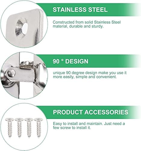 VOIV Heavy Duty Gate Bolt Slide Latch Lock