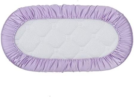 Surakey Silk Crib Mattress Cover Purple