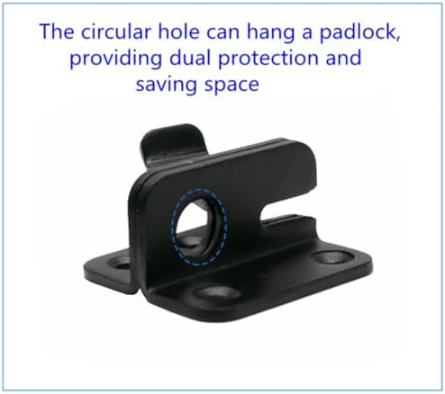SZHuiDaXing Flip Latch Matte Black Heavy Duty Door Lock