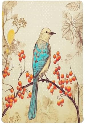 Jihqo Beautiful Forest Bird Crib Sheets Pack N Play