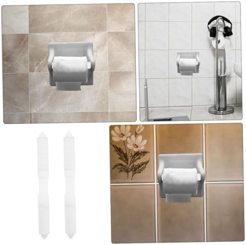 2pcs White Plastic Sloth Shaped Toilet Paper Holders