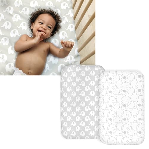 Cambria Baby Organic Cotton Crib and Bassinet Sheets Bundle