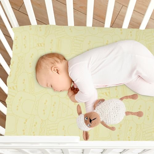 Gbjiemia Chicken Face Crib Sheets for Baby Boys and Girls
