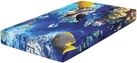 XISUNYA Decorative Crib Sheet Ocean Animal Print