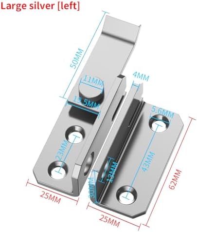 Heavy Duty Stainless Steel Flip Latch for Doors and Gates