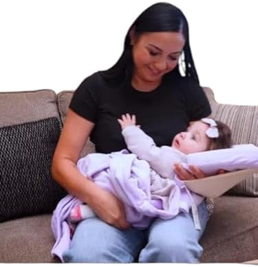 Tender Arm Sleeve Multipurpose Baby Blanket - Pale Purple