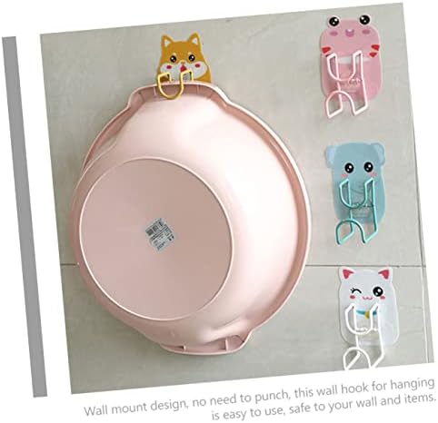 Cute Animal Wall Hook Set for Bathroom and Kitchen Use