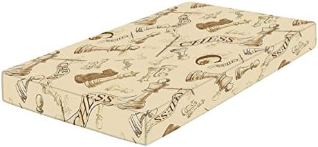 XISUNYA Decorative Crib Sheet Set Beige Microfiber 1