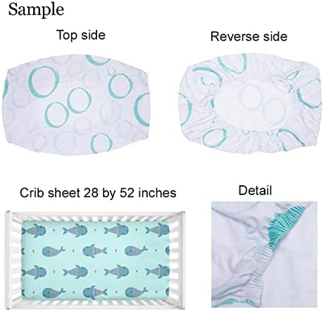 Personalized Baby Crib Sheets with Name Soft Woodland Design