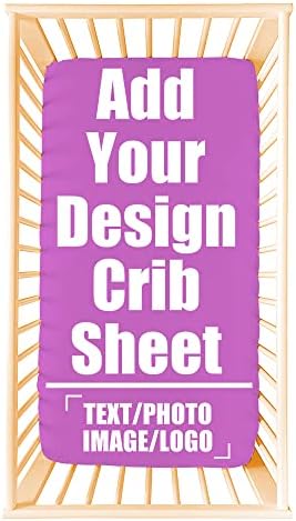 Custom Fitted Crib Sheets with Photo Design