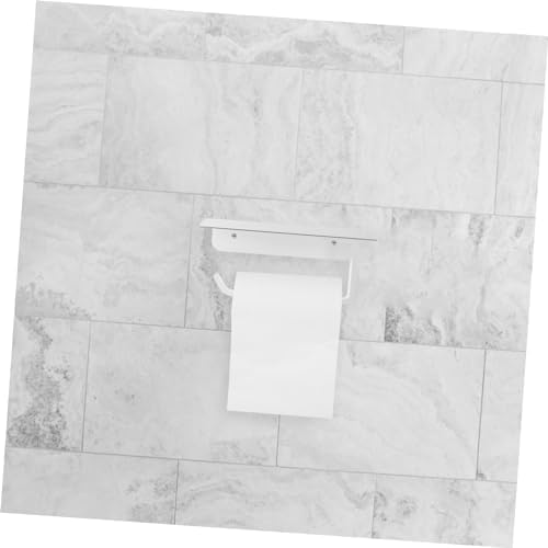 Gadpiparty Wall Mounted Paper Towel Holder with Shelf