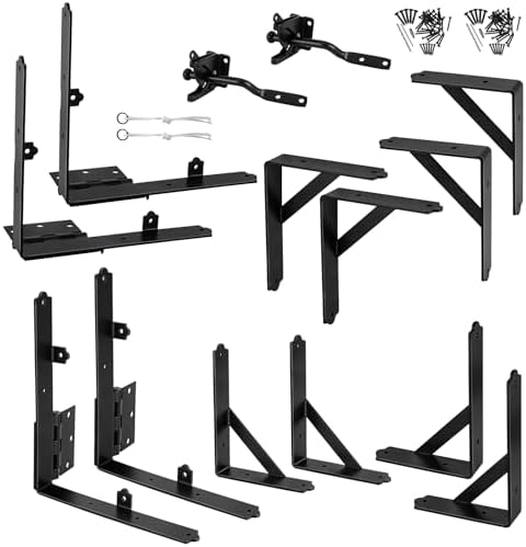 JOHAHTANG Fence Gate Kit Heavy Duty Steel