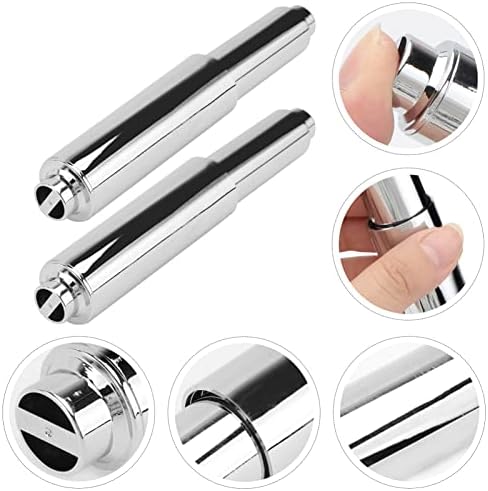 Cabilock Toilet Paper Roll Holder Spring Coil Rod 2pcs