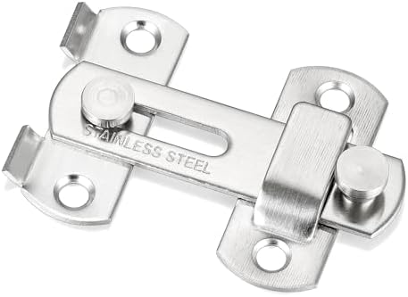 8 Packs Barn Door Latches Brushed Nickel Stainless Steel Gate Latch