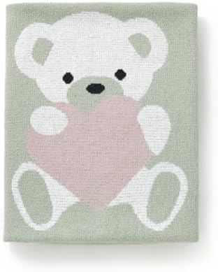 LAWKUL Babby Blanket Soft Swaddle 40x30in Light Green
