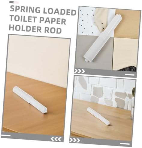 SHINEOFI 2pcs Toilet Paper Holder Roller Spindle Replacement Spring Loaded Rod