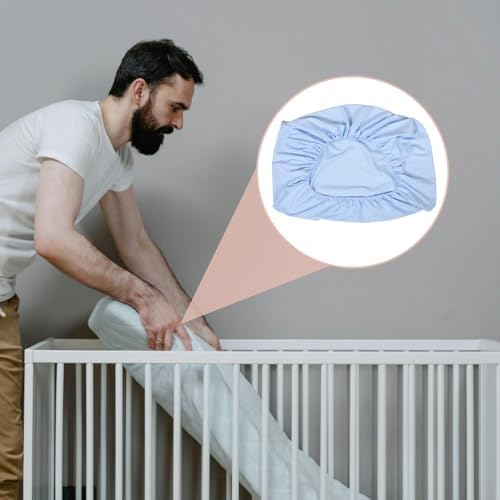 UPKOCH Bassinet Sheet Microfiber Cradle Mattress Protector