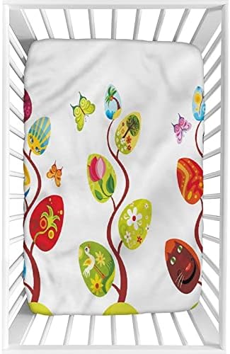 XISUNYA Magical Magic Tree Easter Crib Sheet Set