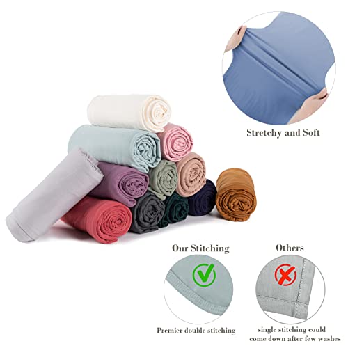 Kloovete Large Swaddle Blanket with Knotted Hat for Newborns