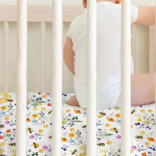 Boho Honeycomb Baby Crib Sheets 2 Pack