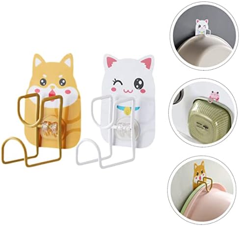 Cute Animal Wall Hook Set for Bathroom and Kitchen Use