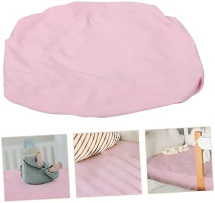 MERRYHAPY Crib Mattress Cover Microfiber Sheet Pink Comfortable Washable
