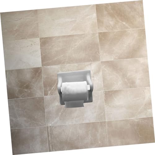 2pcs White Plastic Sloth Shaped Toilet Paper Holders