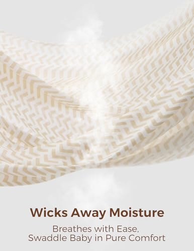 Momcozy Ultra Soft Bamboo Cotton Swaddle Blanket