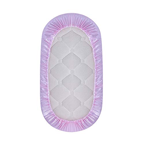 Pro Goleem Satin Crib Sheet - Soft Hair-Friendly Lavender