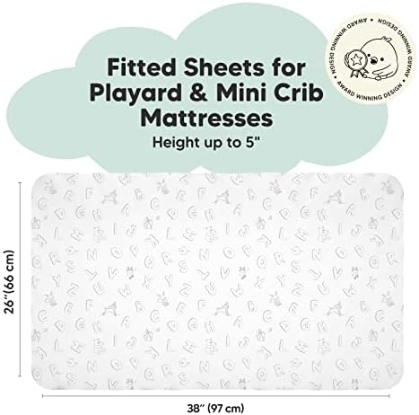 KeaBabies 2-Pack Crib Sheets 3-Pack Swaddle Sleep Sacks