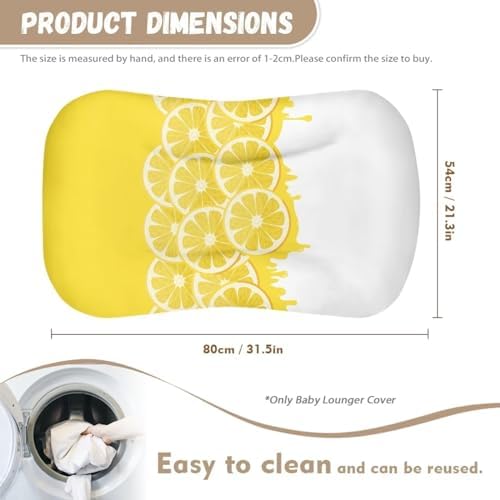 Premium Soft Cartoon Lemon Crib Sheet for Boys or Girls