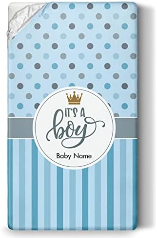Ussunarts Personalized Crib Sheet with Name - Little Prince Themed