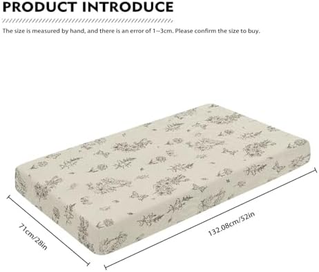 DISNIMO Cartoon Print Baby Crib Sheet Fitted Bassinet Cover